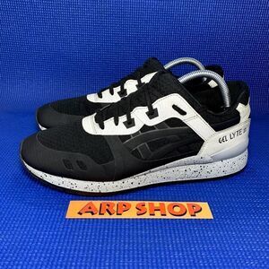 ASICS GEL-LYTE III Men`s Size 10 - Black/Grey Running Shoes Sneakers H7X4N